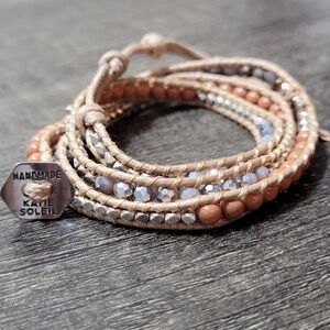 Handmade Katie Soleil 3 Wrap Bracelet